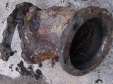 water line repair / rotten section of pipe