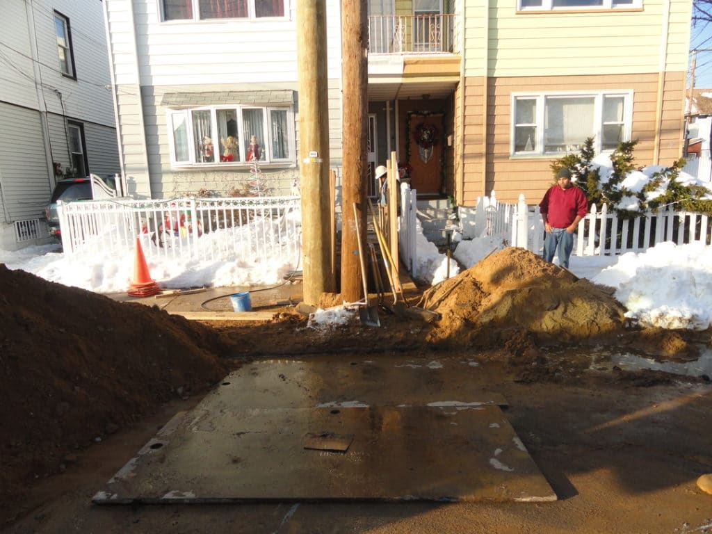 Sewer line replacement