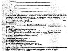DEP Cease And Desist DEP Violation