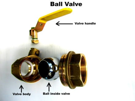 water line valve