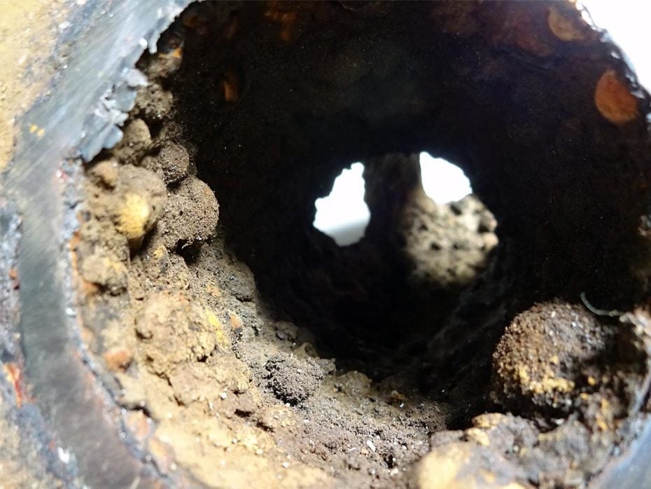 Blown Out Water Main Interior