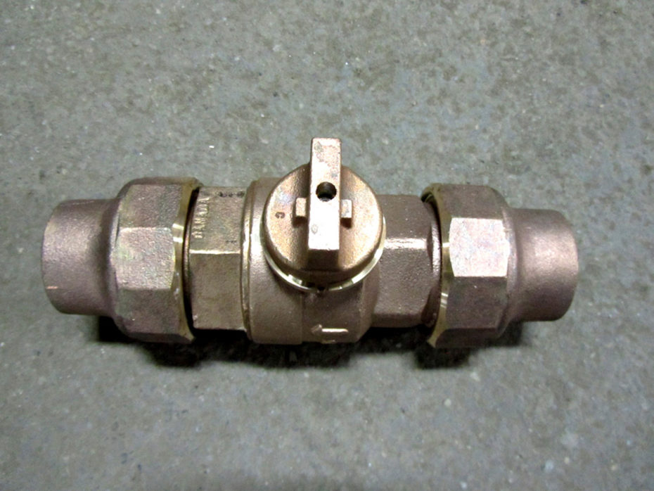 curb stop valve