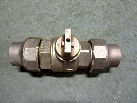 brass curb valve