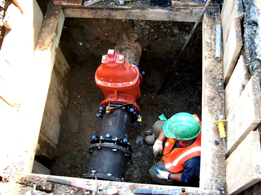 Water Main Contractor Does Water Line Replacement On Sundays