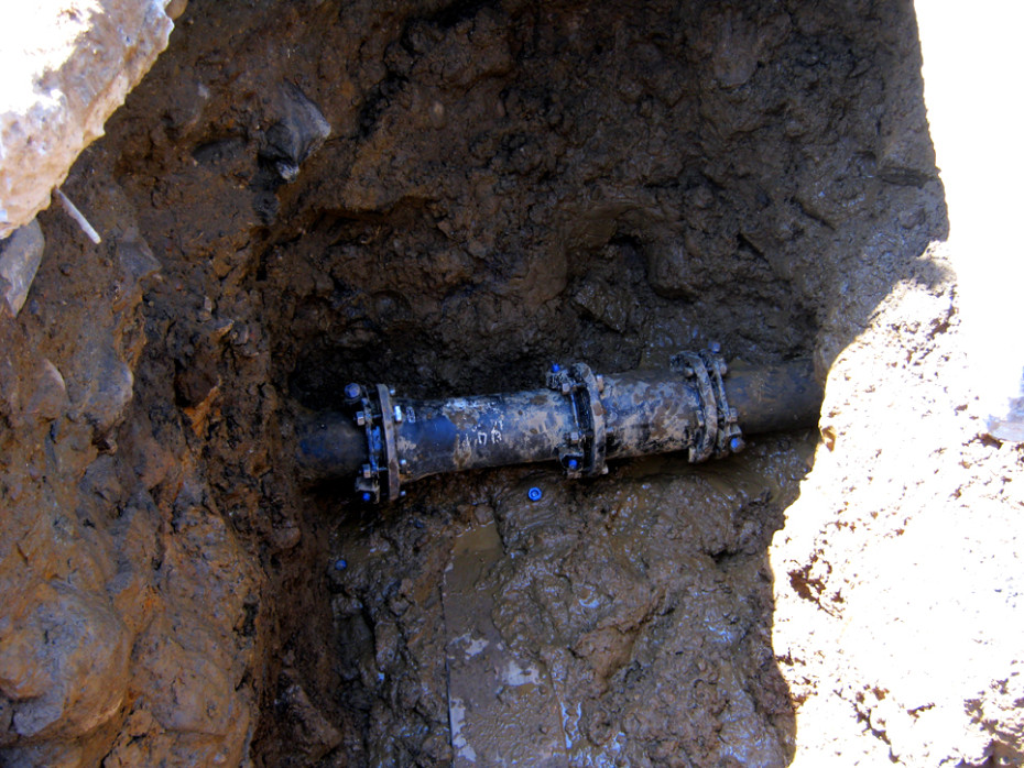 water line repair cost