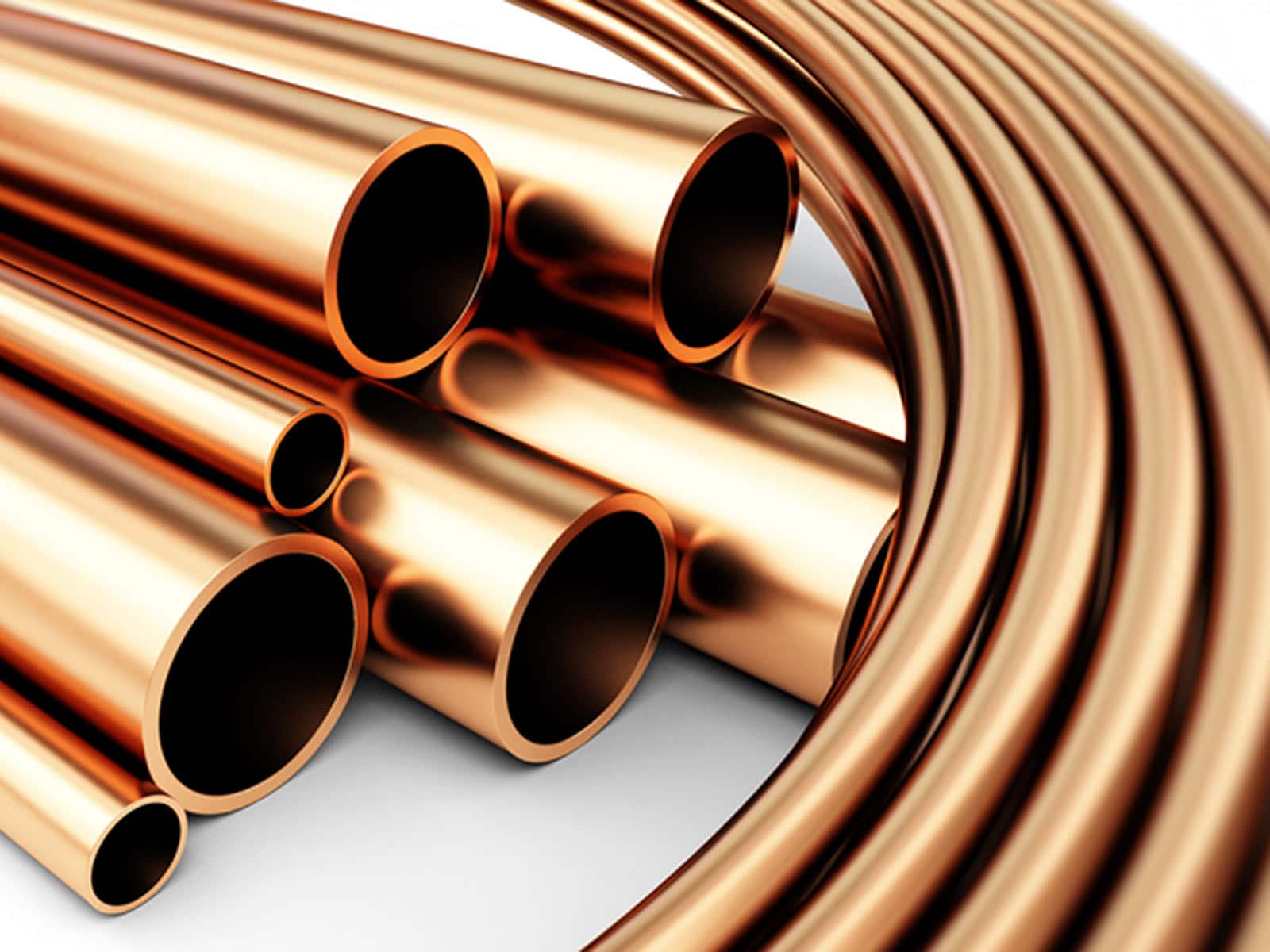 copper pipes