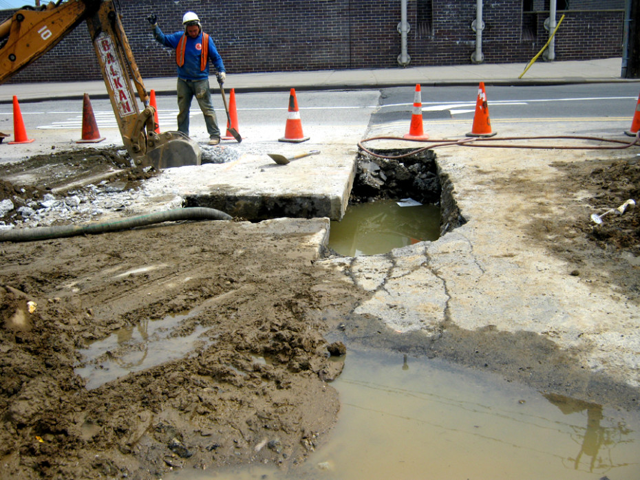 water main repair