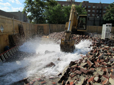 water main break