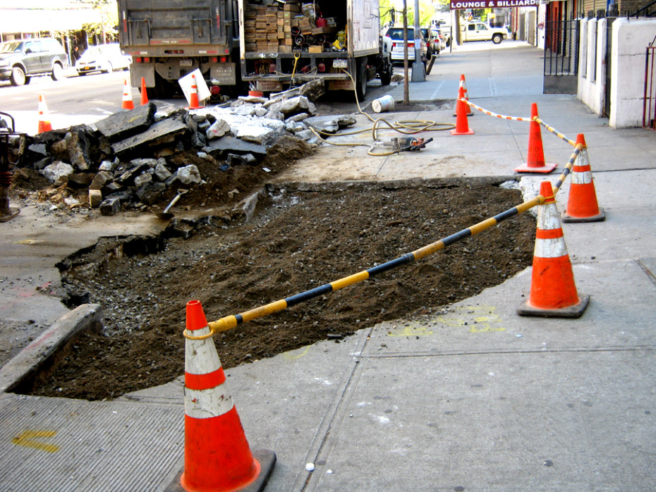 sidewalk collapse