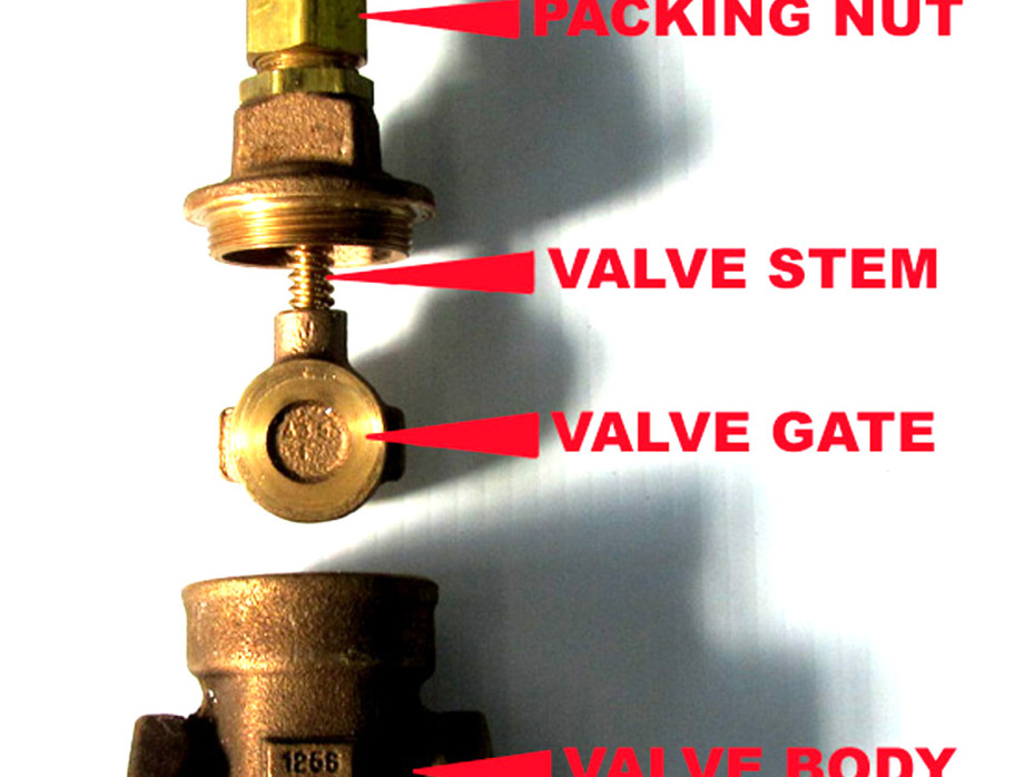 brass gate valve