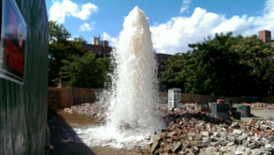 water main break