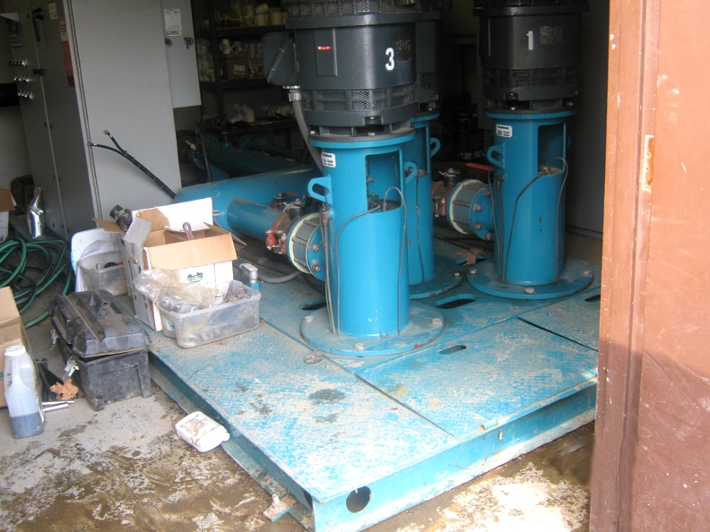 irrigation pump room