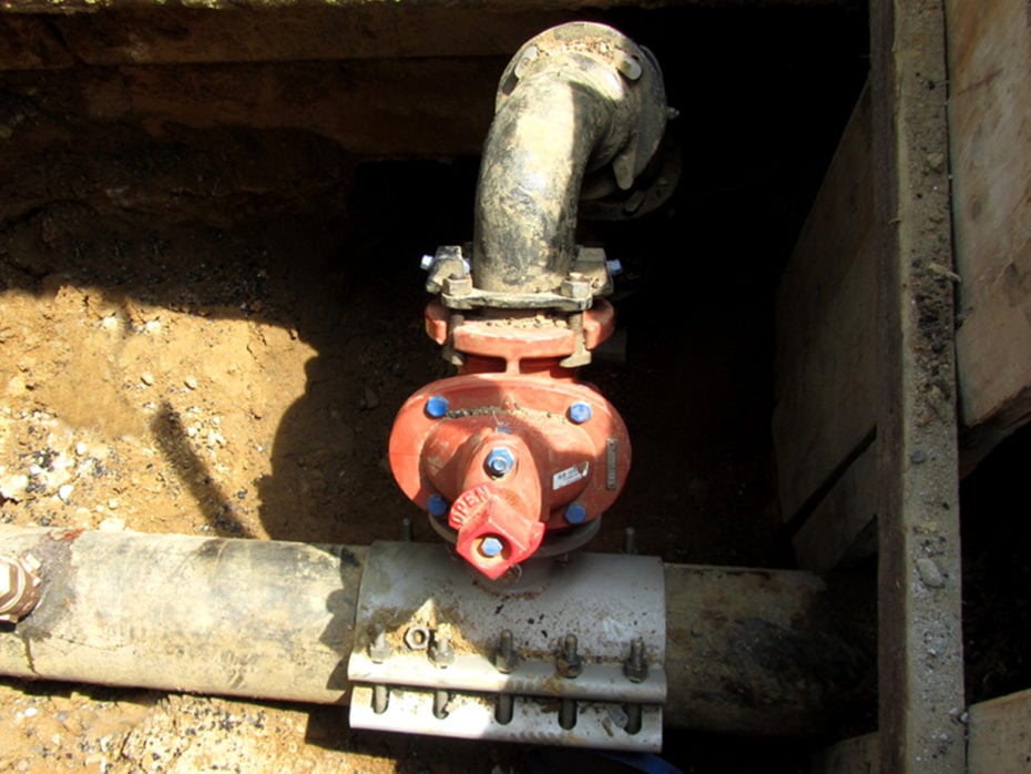 water valve connection