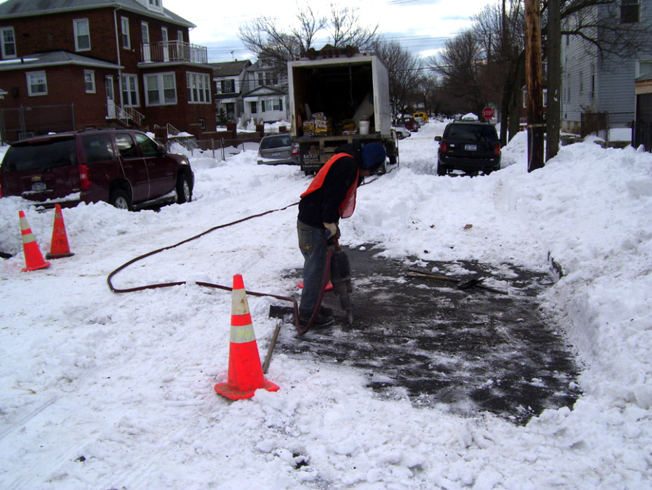 water line replacement.