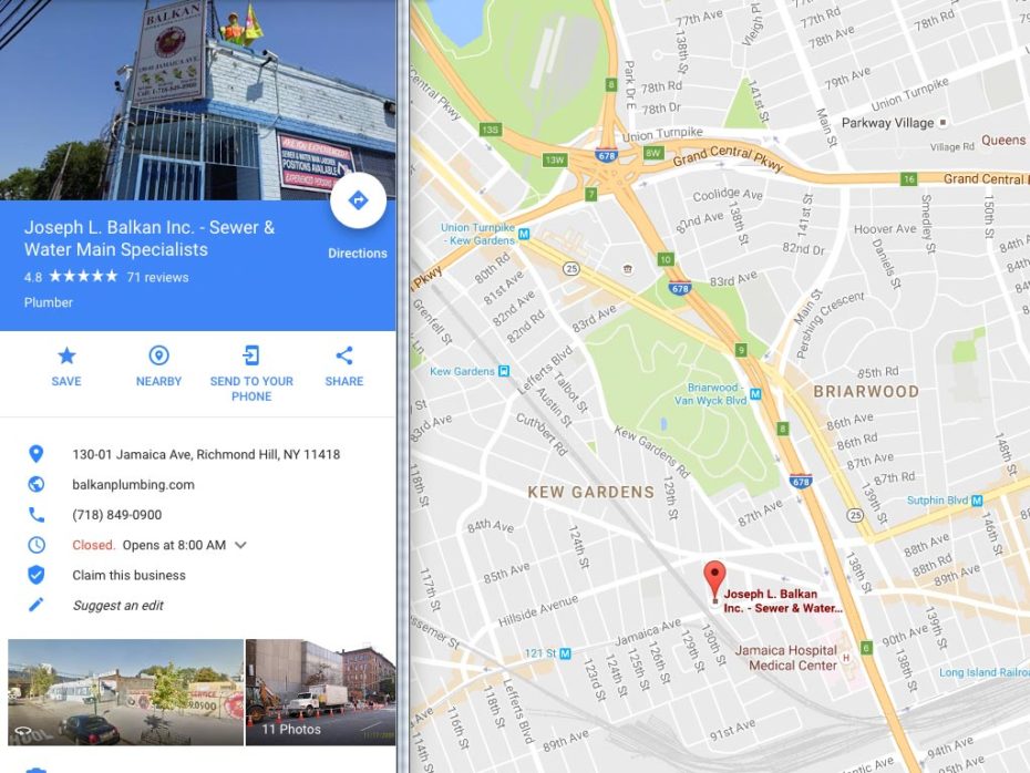 New York Plumber Reaches Record 5000 Google Places