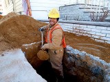 Worker - sewer and water main installation