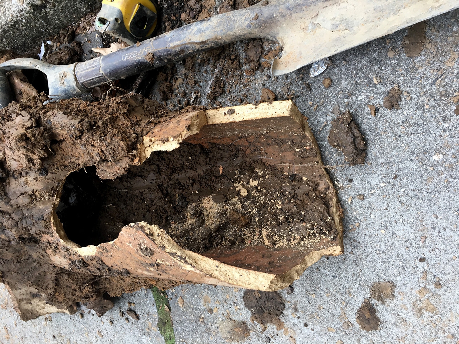 clay house sewer pipe