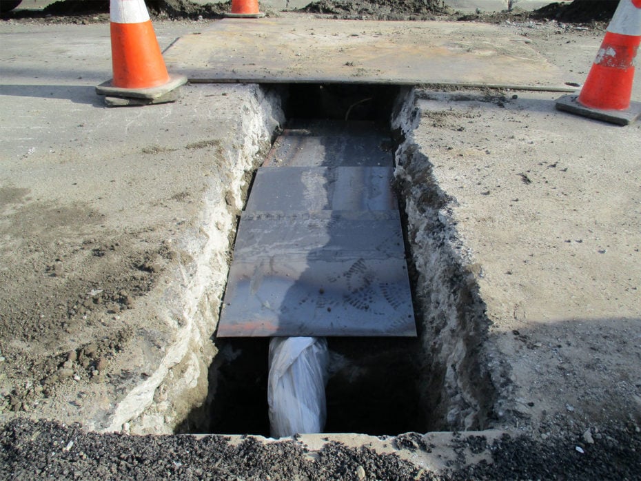 underground pipe protection