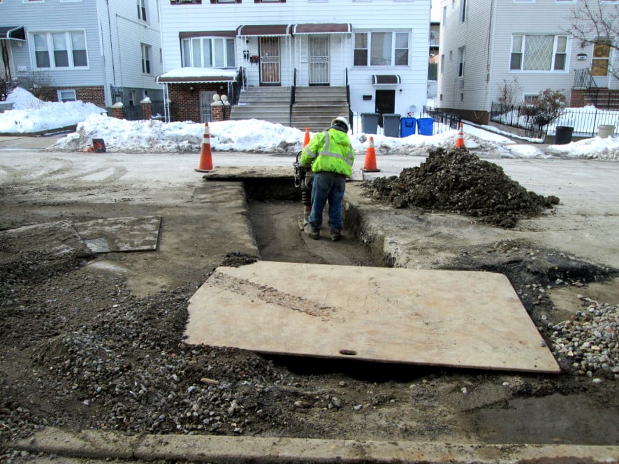 Bronx sewer installation