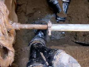 Sewer line connections