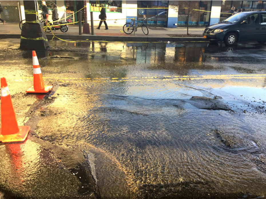 flooded street