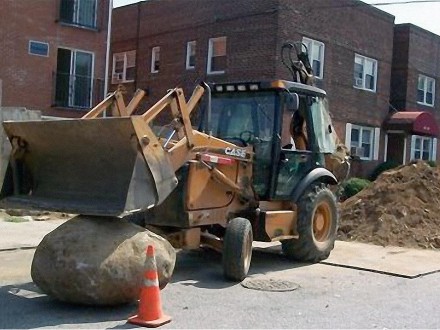 Sewer Repair, Rock Removed