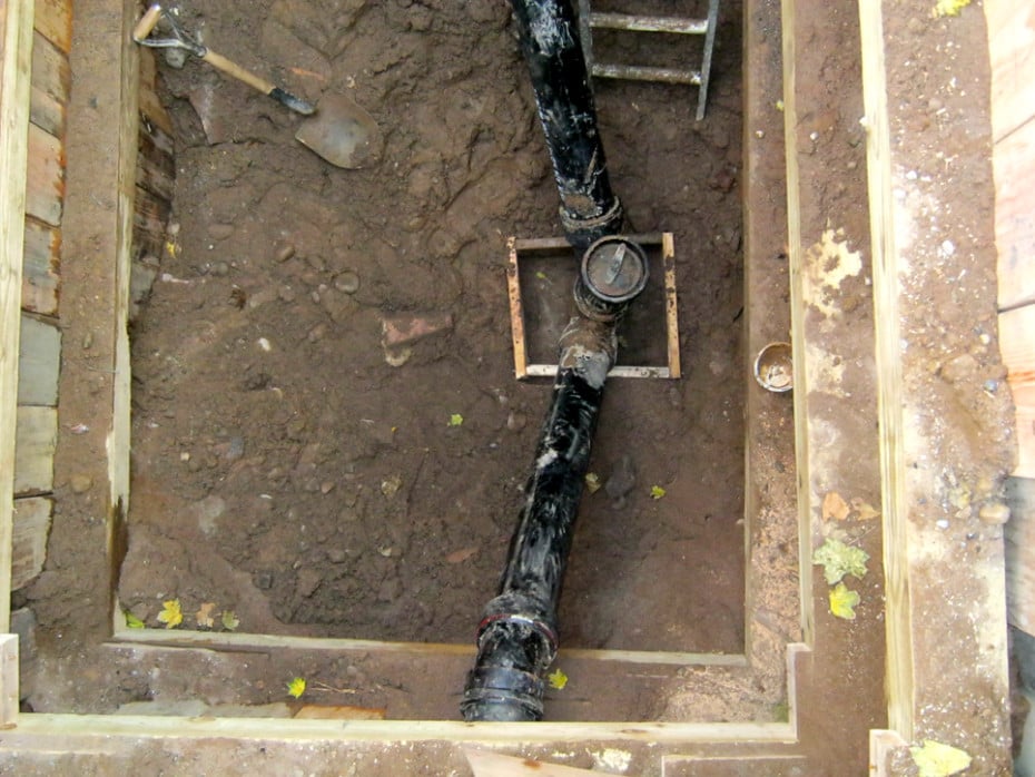 sewer connection