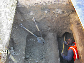 sewer excavation