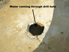 drill hole