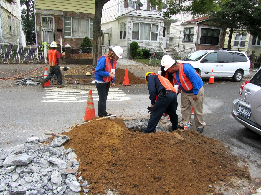 water main installation