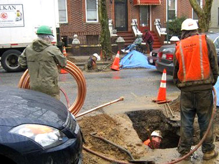 water main repair