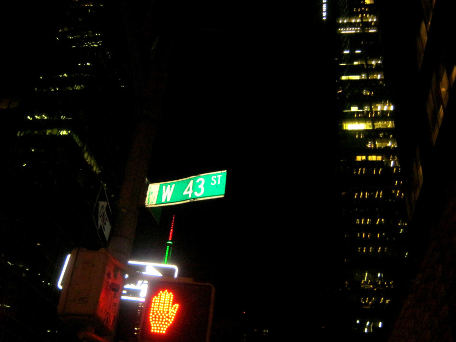 Midtown Manhattan at night