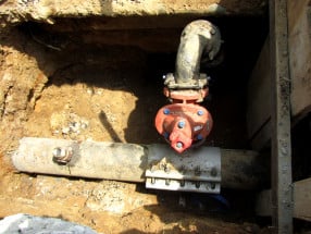 main water valve